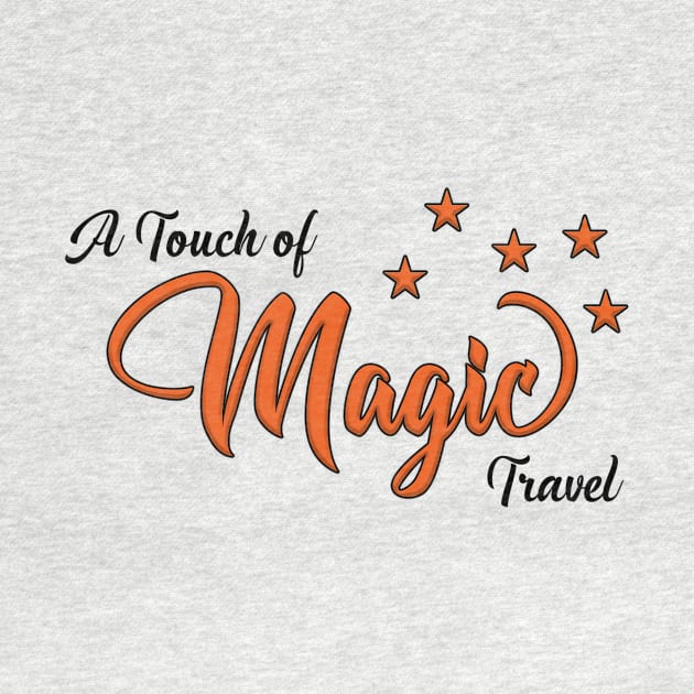 Orange ATOM Logo by A Touch of Magic Travel